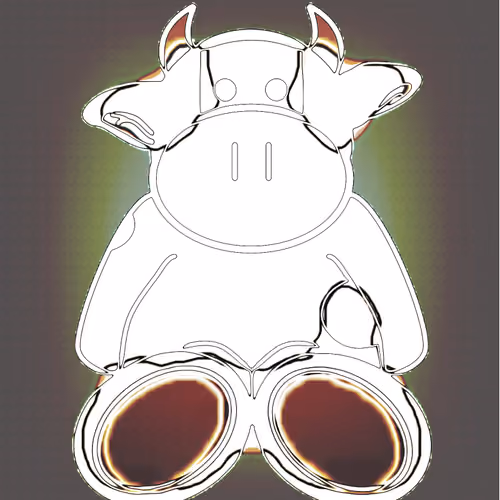 Pocket Cows #5 Peyote Cow