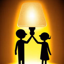 PFP human shade boy and girl