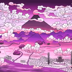G001-p Kanto Area PURPLE