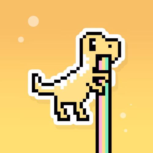 PixelSaurus Rex #0150 [Legendary DoodleSaurus]