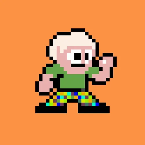 8bit Tee Time Golfer 300