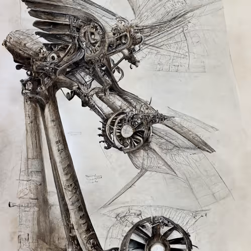 Leonard Da Vinci's - King Francis I: Château de Rambouillet - Roof Finials Sketch #1