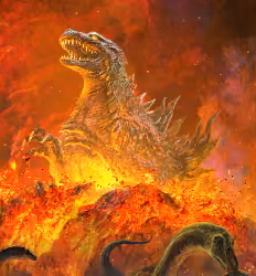 Topps Godzilla Rage Across Time - Volcanic Eruption