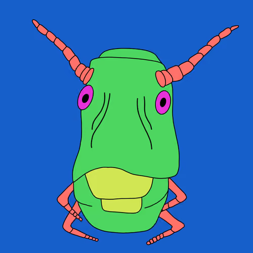 Grasshopper in color