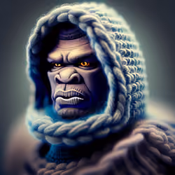 Knitted 50 Cent