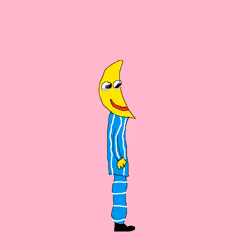 Sleepy banana man