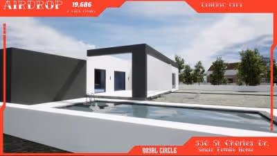 ROYAL CIRCLE Modern Estate With Pool (530 St Charles Dr.)
