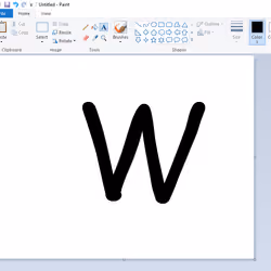 W