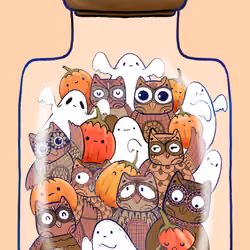 Owl doodle #11