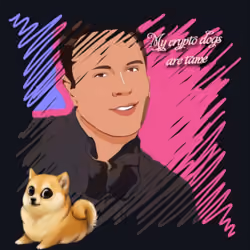 the whole world at crypto-dogs said Elon Musk