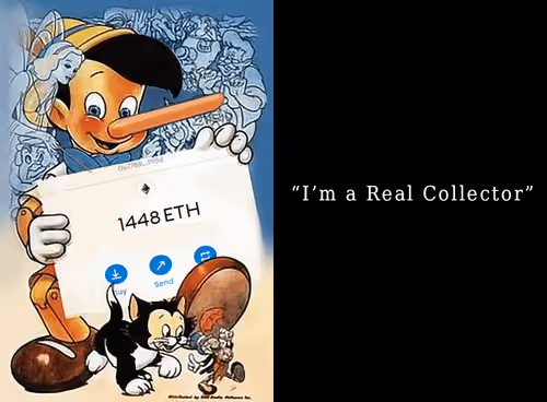 I'm a real collector