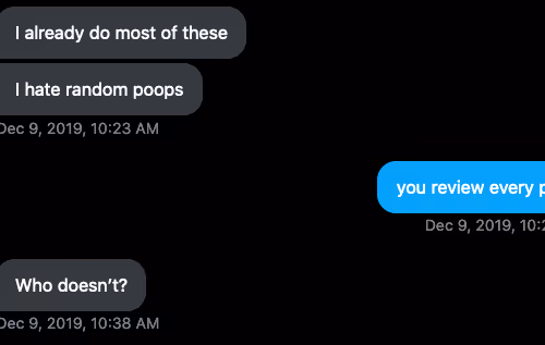 Reviewing Every Poop