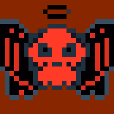 Kawaii SKULL #930 Dark Angel