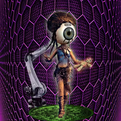 Badass Voodoo Priestess Eyeball
