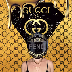 Boujee Biker Girl (Gucci and Fendi)