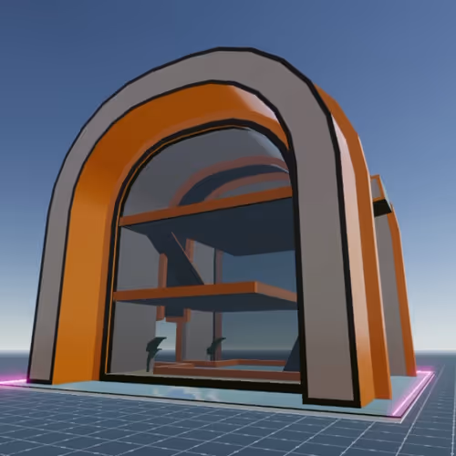 Scene #19 - Orange Office & Gallery GEARS (1x1)