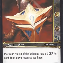 Platinum Shield of the Valorous Card #2