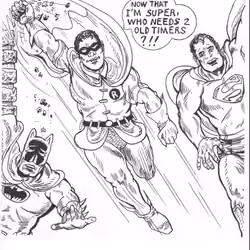 Batman, Robin and Superman