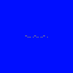 Blue Morse #0000FF