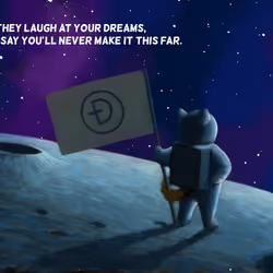 "Doge on the Moon"