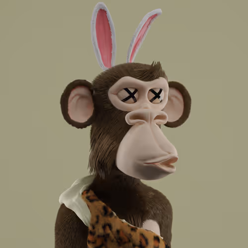 3D Bored Ape Club #251