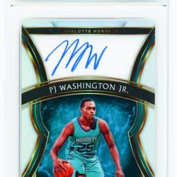 PJ WASHINGTON JR 2019 Panini Select #RS-PJW Rookie Signatures Silver PSA 10 Gem Mint #49185693