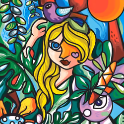 happy in garden 01