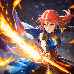 Dancing Flames Blazing Insignia Elena 