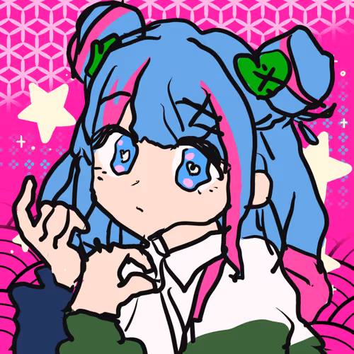 Tsuru-chan painted with left hand