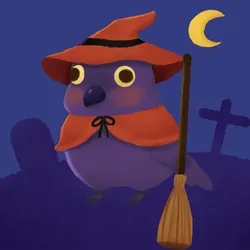 Chubby bird #30: Witch