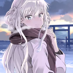twilight sea and Winter is coming　＃003