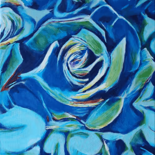 Blue rose