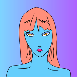Ethereal Cosmic Girl #00396