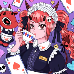 ANIME GIRL NO.02 X 666 Friday's Goat (RARE)