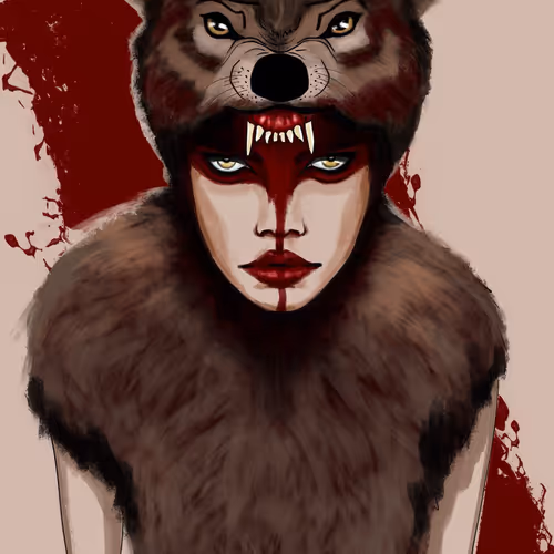 Female wolf