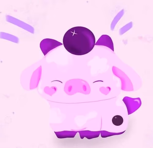 Blueberry Cow