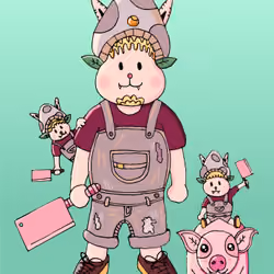 Kinoko Senshi #036 Sato Family