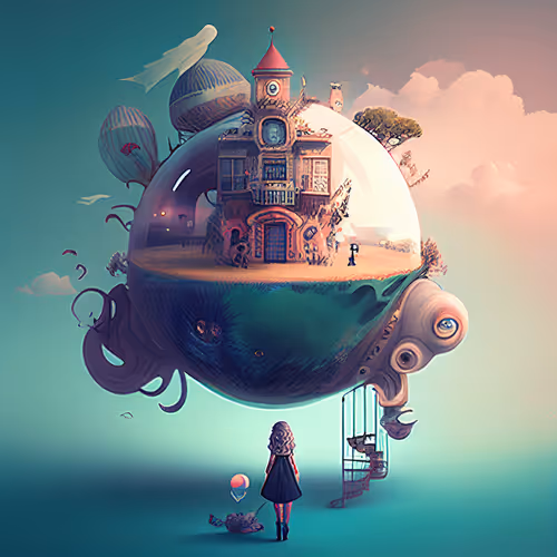 A Fantastic World in a Illustraction