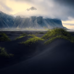 The black beach