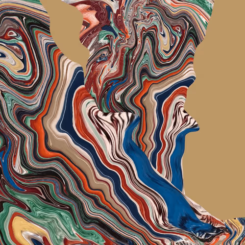 Distorted gel printing