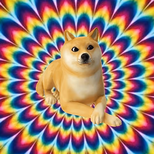 Psychedelic Shiba