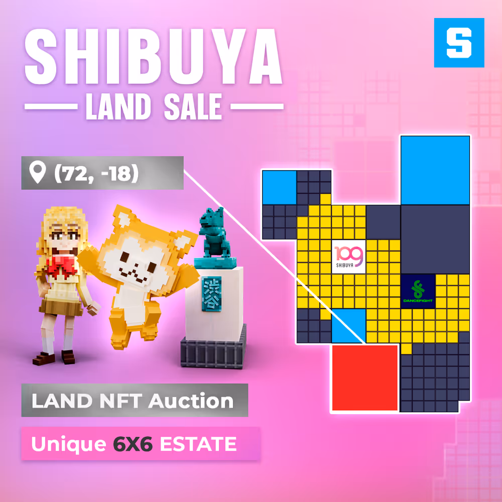 Shibuya LAND Sale - 6x6 Estate M [72,-18]