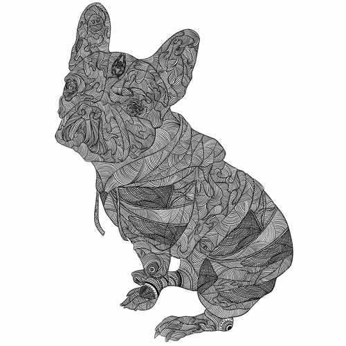 Pattern art#18 French Bulldog2