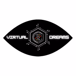 Logo Virtual Dreams white writing