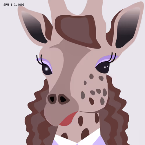 Spotted Giraffe #001