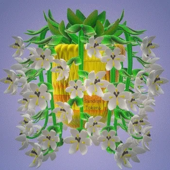 Sandras Tokens Flower Art Nr: 160