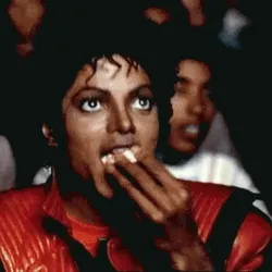 Michael Jackson Eating Popcorn