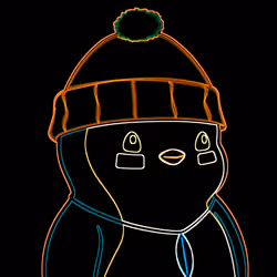 Neon Pudgy Penguin 410