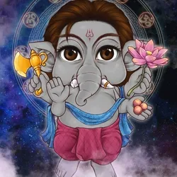 black ganesha