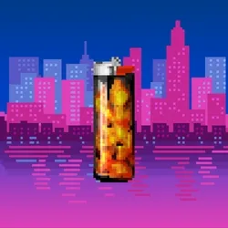 #008 - Flame lighter - Pack of Cigarettes